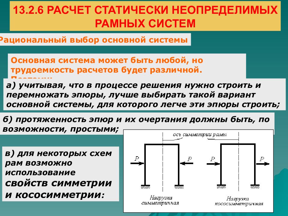 Выбрать основную систему. Статически неопределимая система. Расчет статически неопределимых систем. Статические неопределимые системы. Основные системы статической неопределимости.