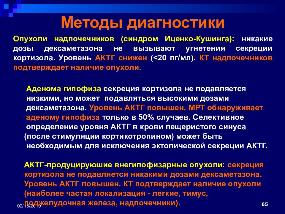 Опухоли надпочечников анализы