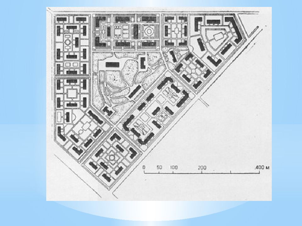 Схема микрорайона рисунок