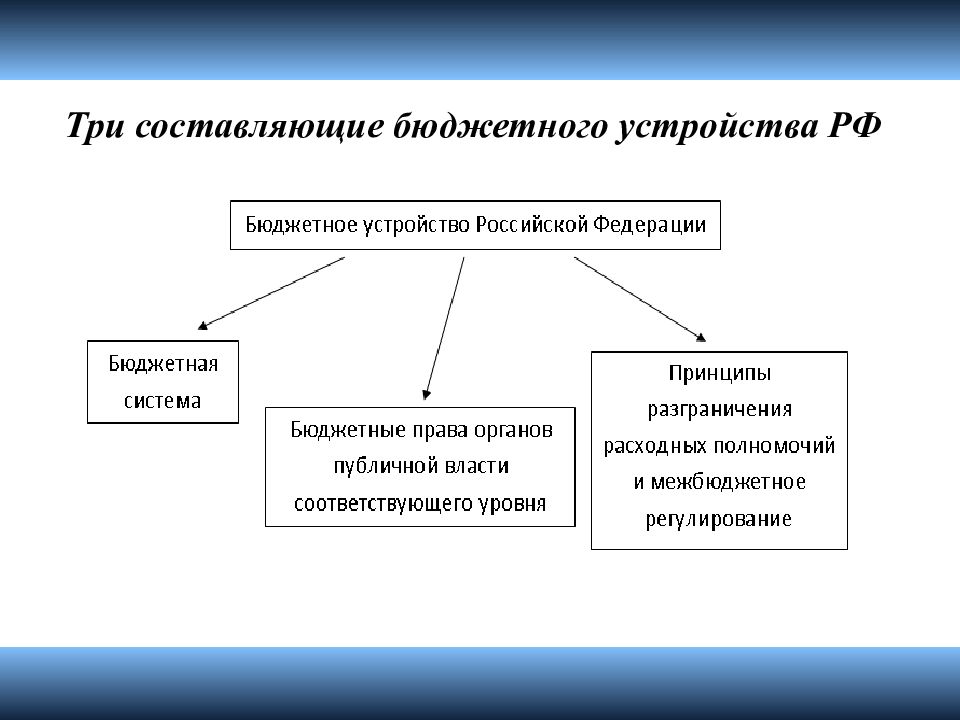 Бюджетная система схема