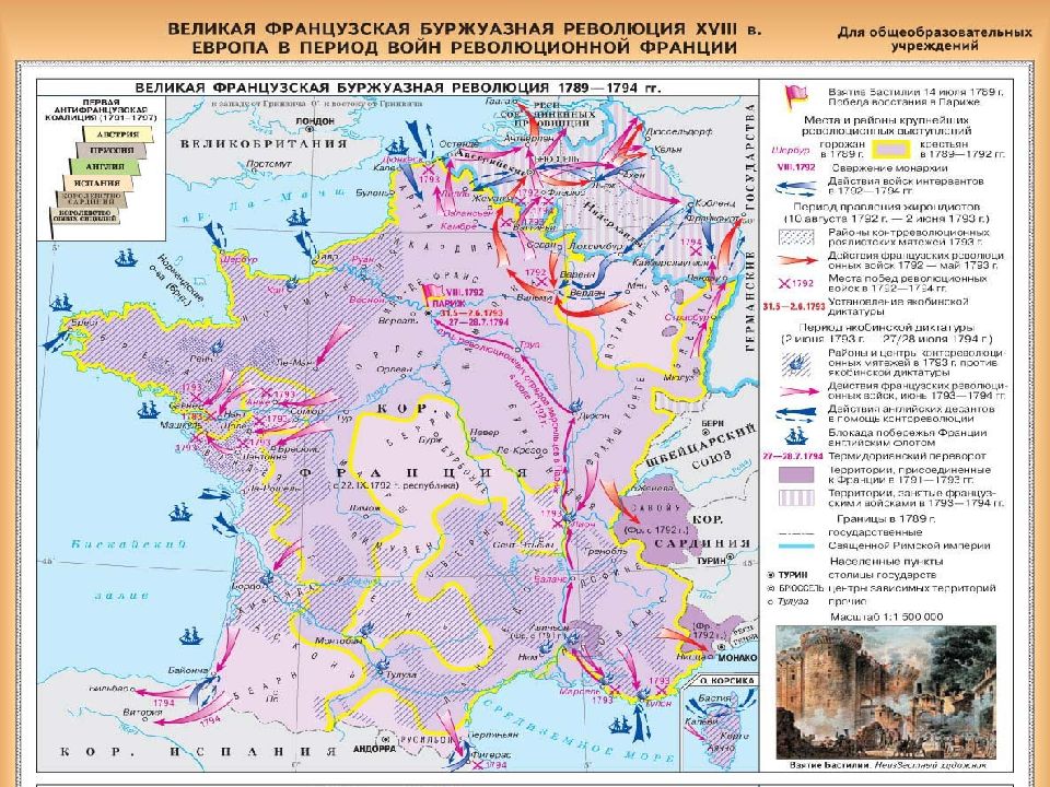 Презентация французская революция 18 века 8 класс видеоурок