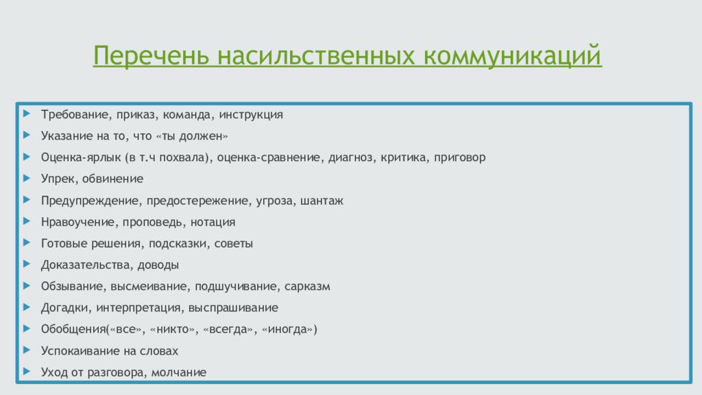 Ненасильственное общение. Принципы ненасильственного общения Розенберг. Ненасильственная форма общения. Перечень насильственного общения. Ненасильственное общение схема.