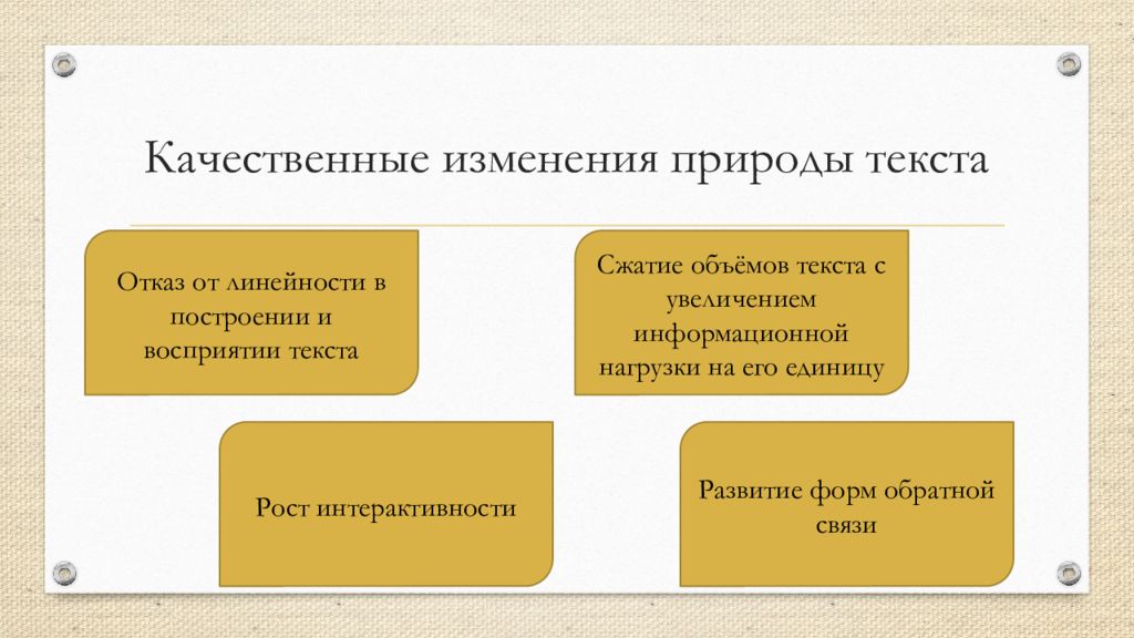 Качественные изменения это. Тексты новой природы. Качественное изменение и изменение. Увеличение объема текста это.