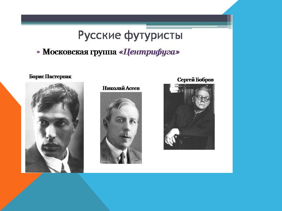 Б пастернак серебряный век. Поэты футуристы Пастернак.