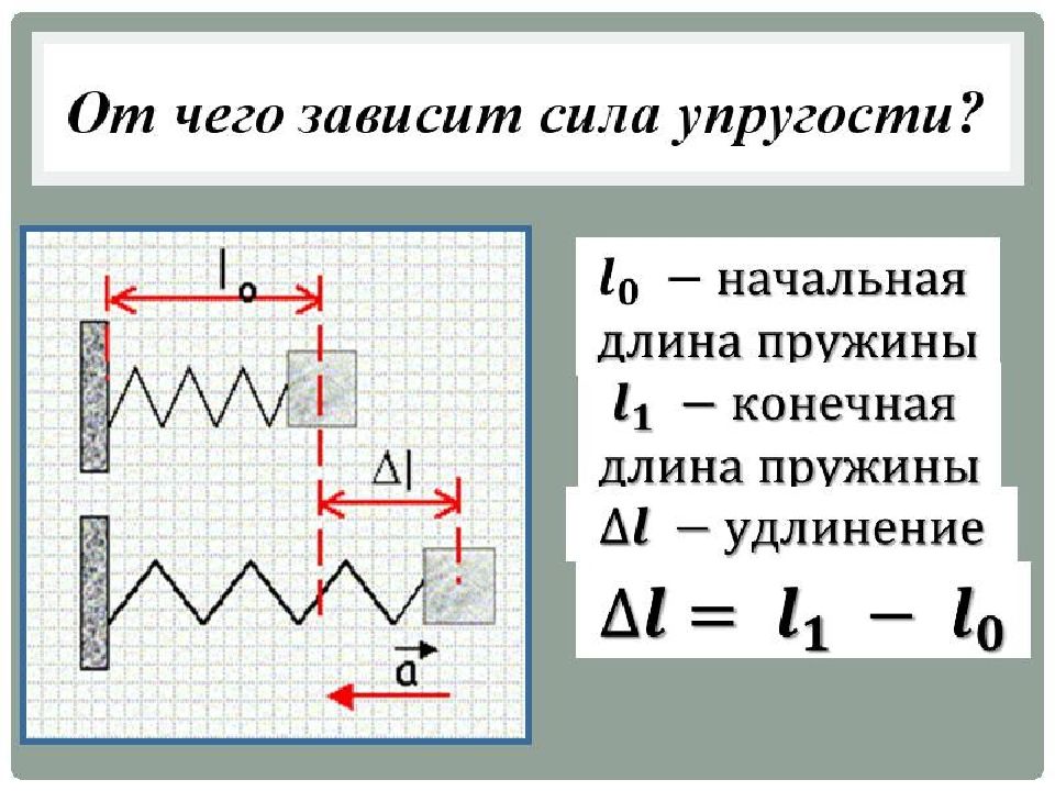 Закон гука проект по физике 7 класс