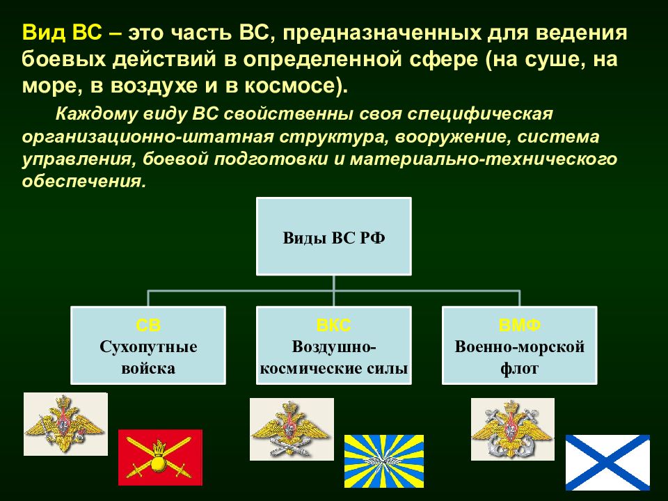Вооруженные силы какие войска относятся. Структура Вооруженных сил РФ рода войск. Роды войск Вооруженных сил Российской Федерации.