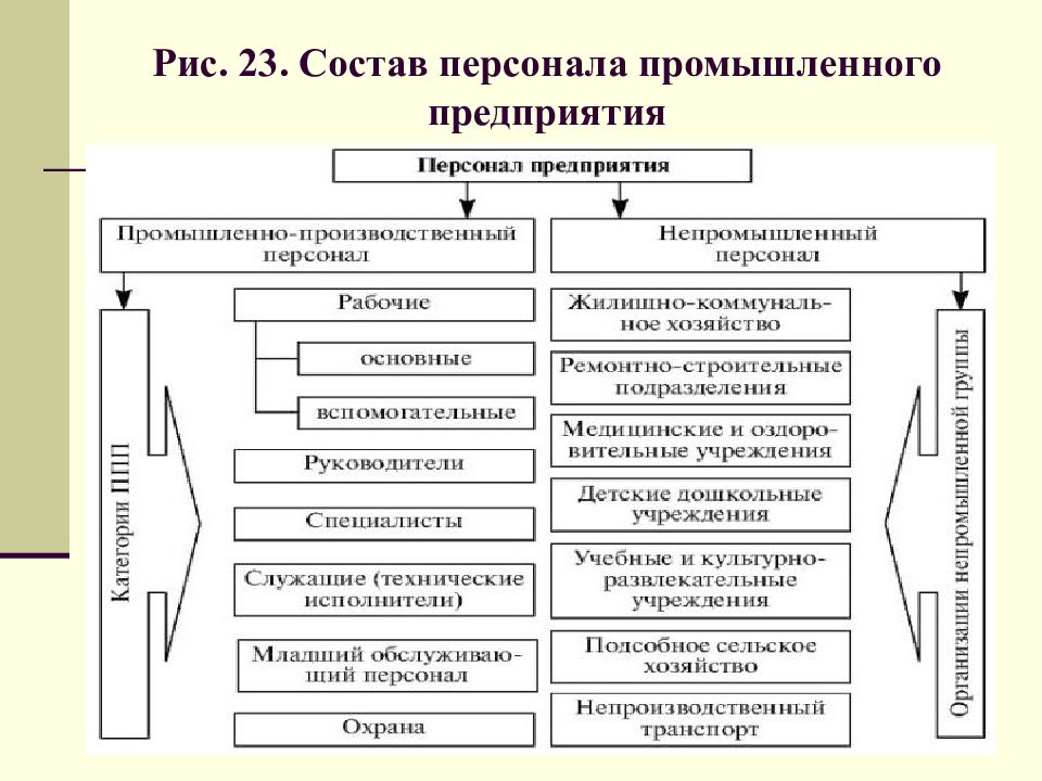 Состав кадров предприятия