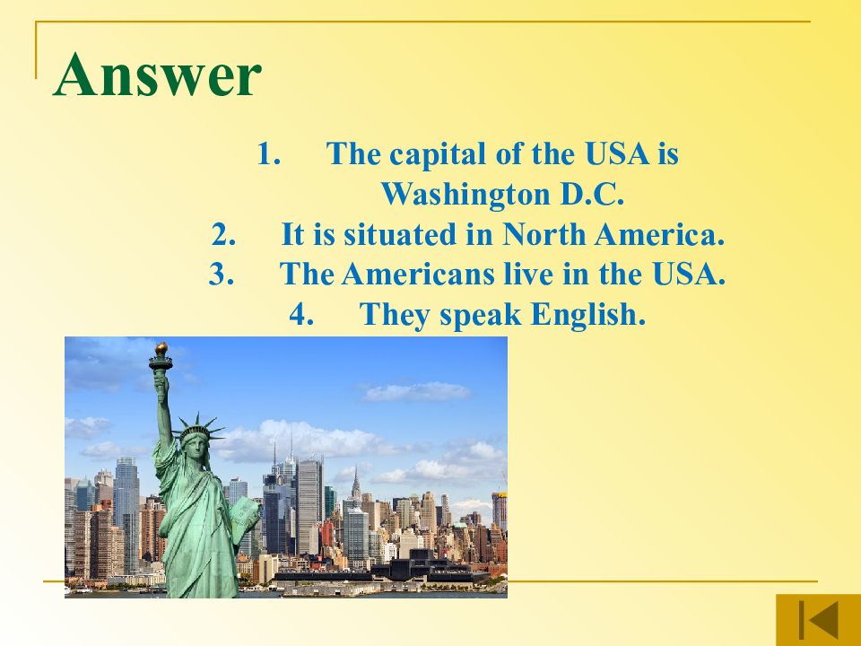 The Capital of the USA is. The USA is situated in. Картинка на английском языке моя Страна в мире. Where is the situated ответ
