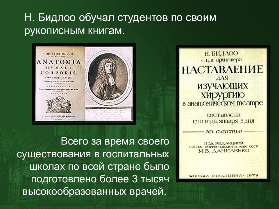 Медицина московского государства 15 17. Бидлоо наставление для изучающих хирургию. Книги Бидлоо. Н Л Бидлоо вклад в медицину. Учебник Бидлоо наставление для изучающих хирургию.