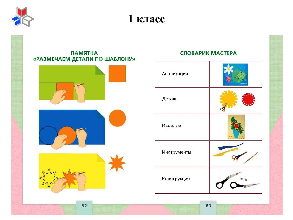 Презентация картон 1 класс