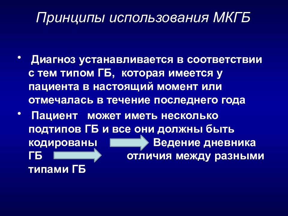 Установить диагноз. Классификация головной боли МКГБ. Принципы классификация первичной головной боли (ПГБ) по МКГБ (2018). Принципы использования. Принципы применения права.