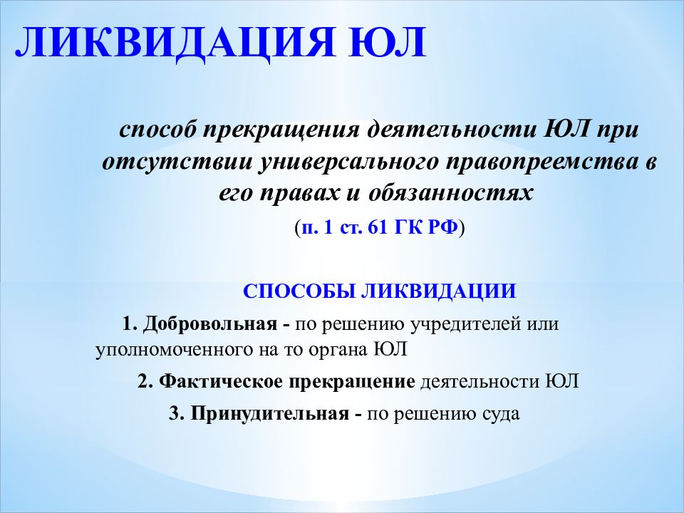 Окончание деятельности. Способы прекращения деятельности 116. Способы прекращения деятельности 116.117. Способы прекращения деятельности 116.117 кратко. Способы прекращения деятельности 116.117 Конституция.