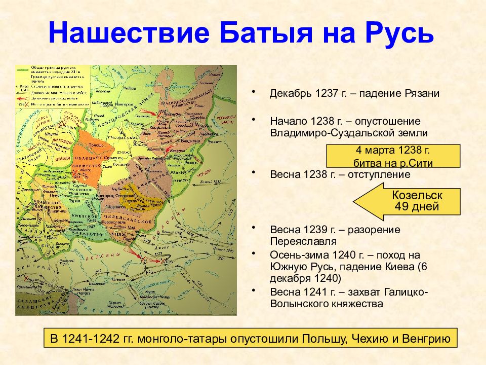 Нашествие батыя на русь картинки