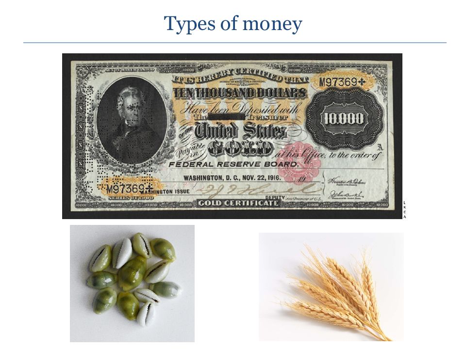 Types of money