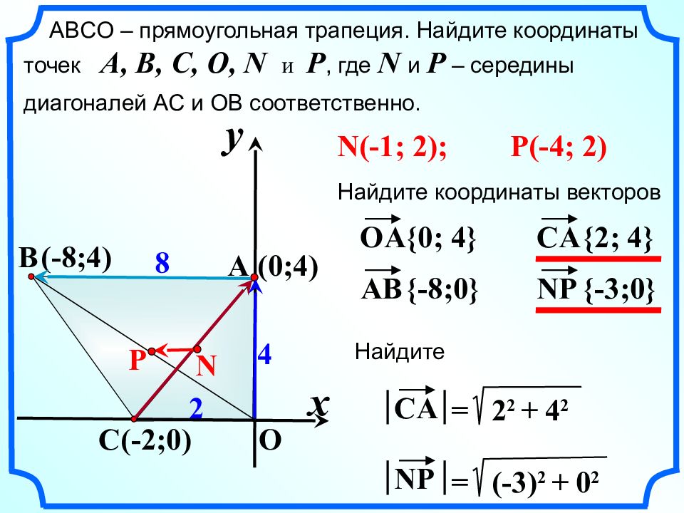 Простейшие задачи в координатах 11 класс презентация атанасян