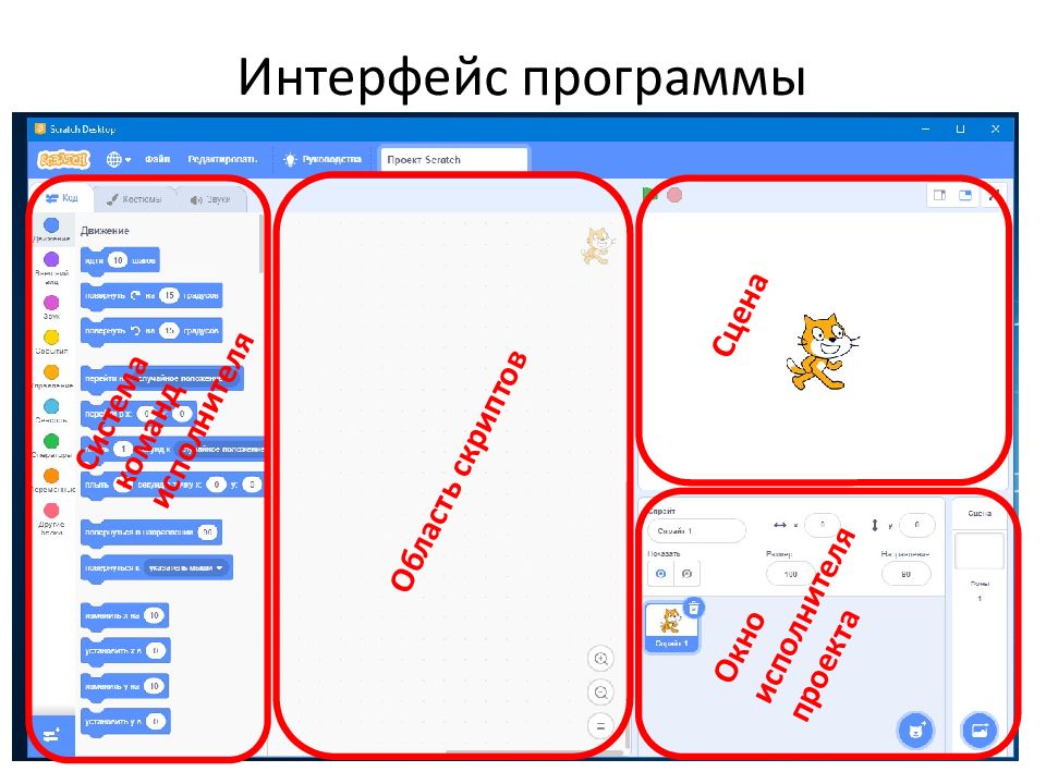 Scratch знакомство