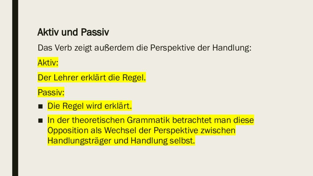 Das Verb : Allgemeine Charakteristik und Klassifikation