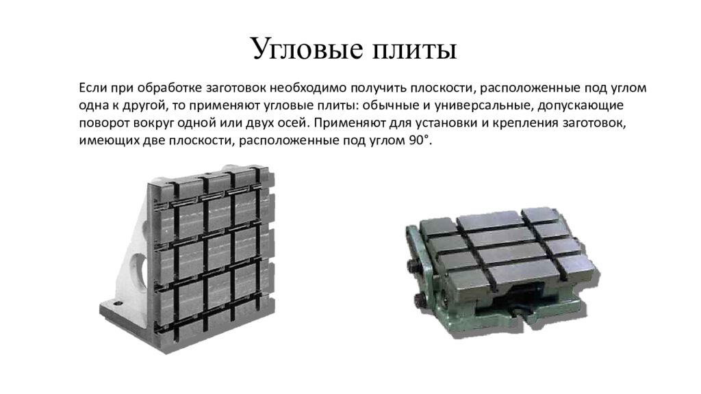 Угловые плиты