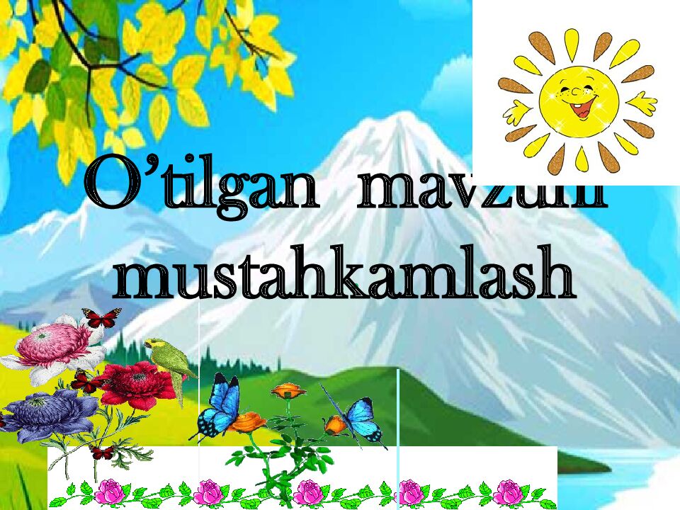 SALOM SENGA GULBAHOR”