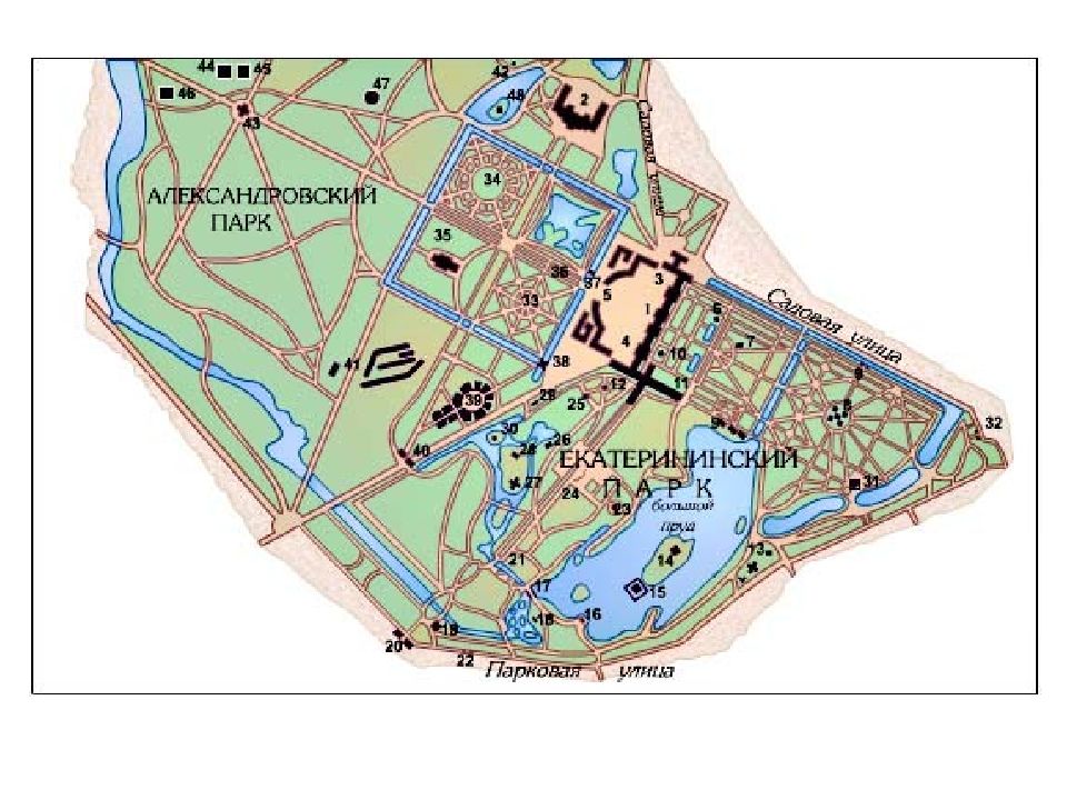 Екатерининский дворец по пушкинской карте. Александровский парк Царское село план. План Александровского парка в Царском селе. Екатерининский парк Царское село план. Екатерининский парк Пушкин план.