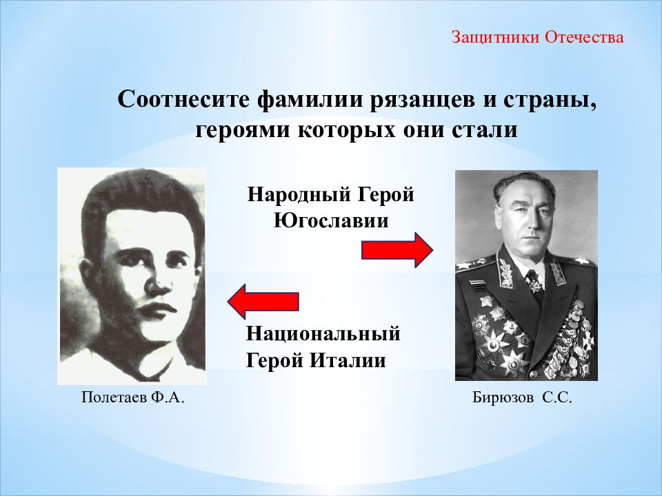 Какая фамилия героя. Защитники Отечества фамилии. Защитники Отечества имена и фамилии. ФИО защитников Родины. Имена защитников Родины.