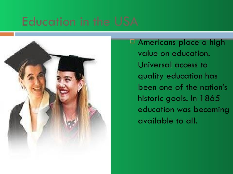 Образование т. Education in USA презентация. Higher Education in the USA презентация. Монолог на тему Education. Готовая презентация на тему Education in the USA.