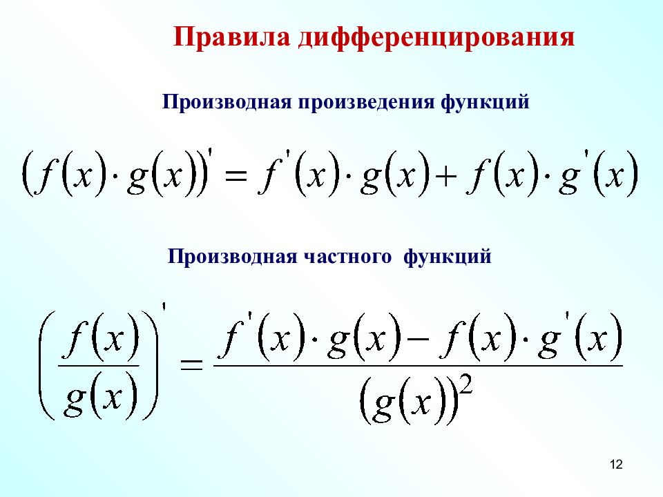 Понятие ПРОИЗВОДНОЙ Преподаватель математики ФГКОУ СПб СВУ МО РФ Корнилова
