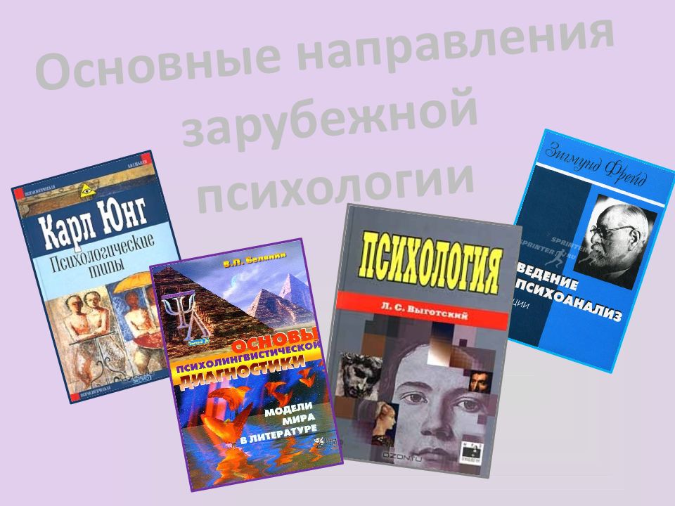 Основные направления зарубежной психологии