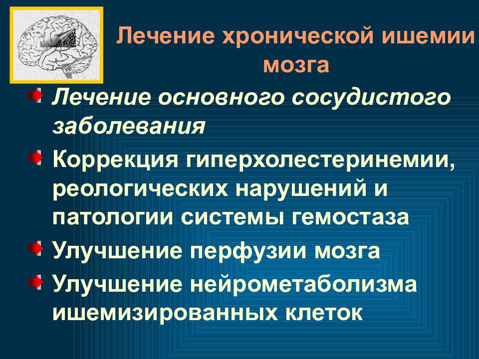 Хроническая ишемия мозга презентация