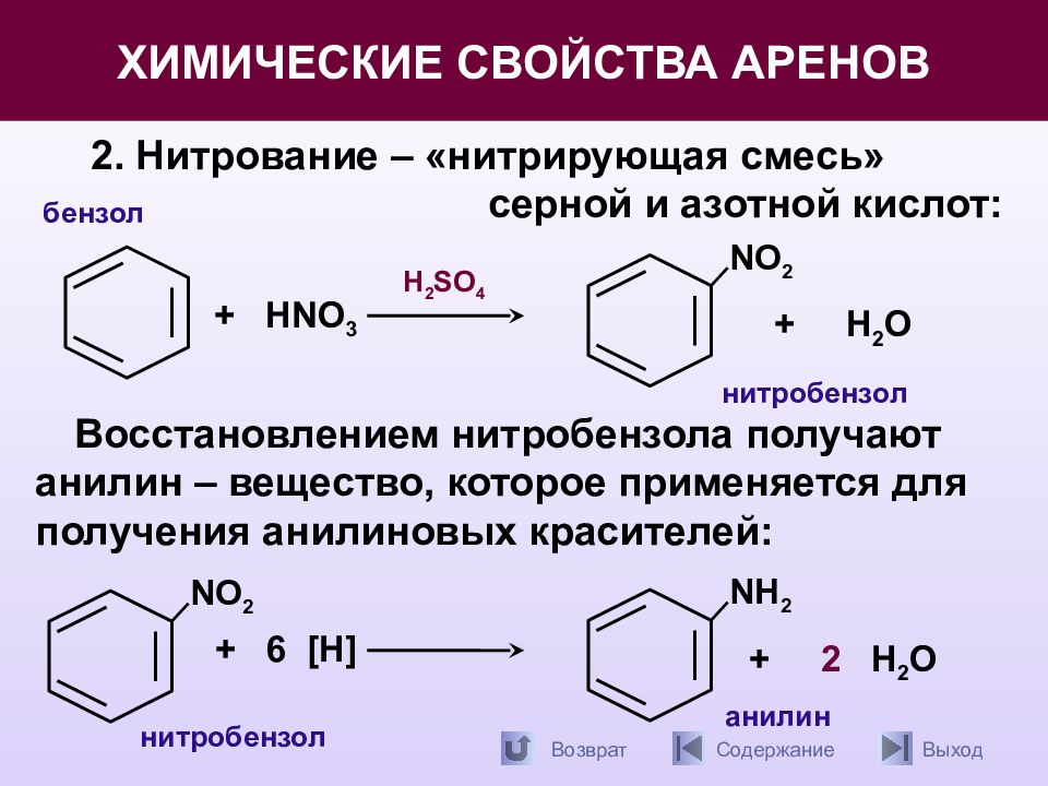 Получение нитробензола реакция. Бензол плюс нитрующая смесь. Нитрование бензола механизм реакции. Реакция получения нитробензола из бензола. Нитрование бензола получение нитробензола.