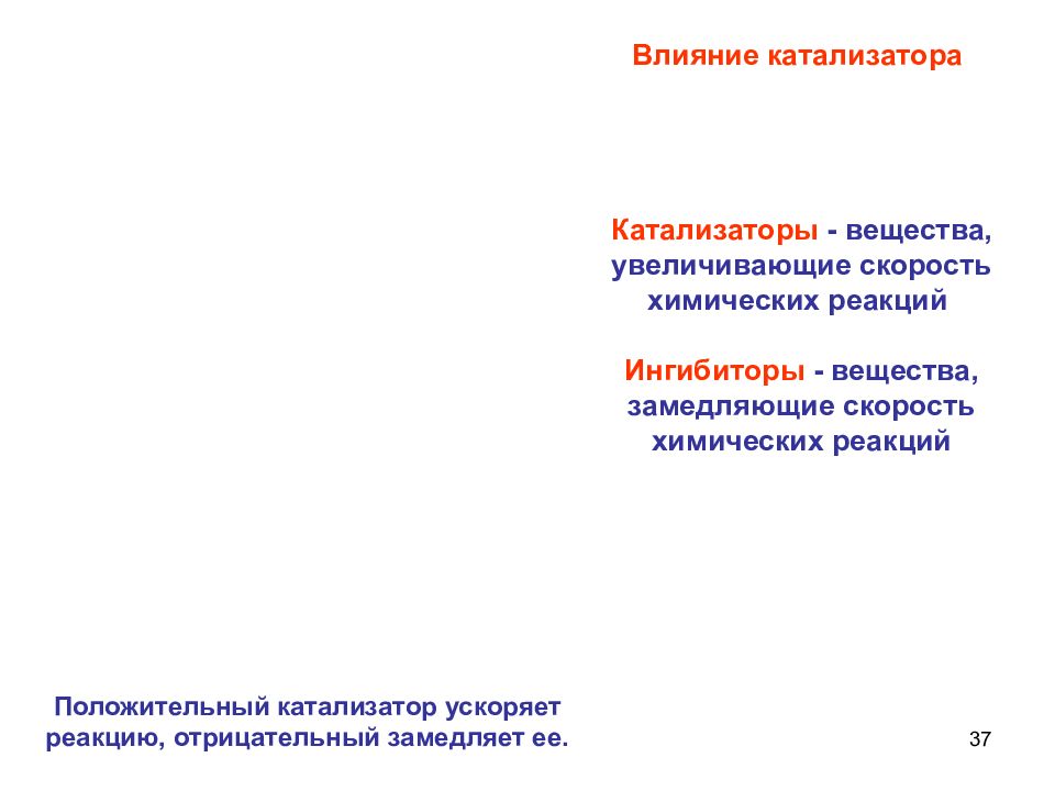 Катализатор влияет на химическое равновесие. Химическая кинетика и катализ. Влияние катализатора на скорость химической реакции. Положительные и отрицательные катализаторы. Катализатор и химическое равновесие.