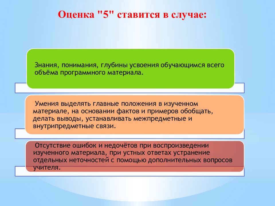 Случай знание. Оценка и ее функции.