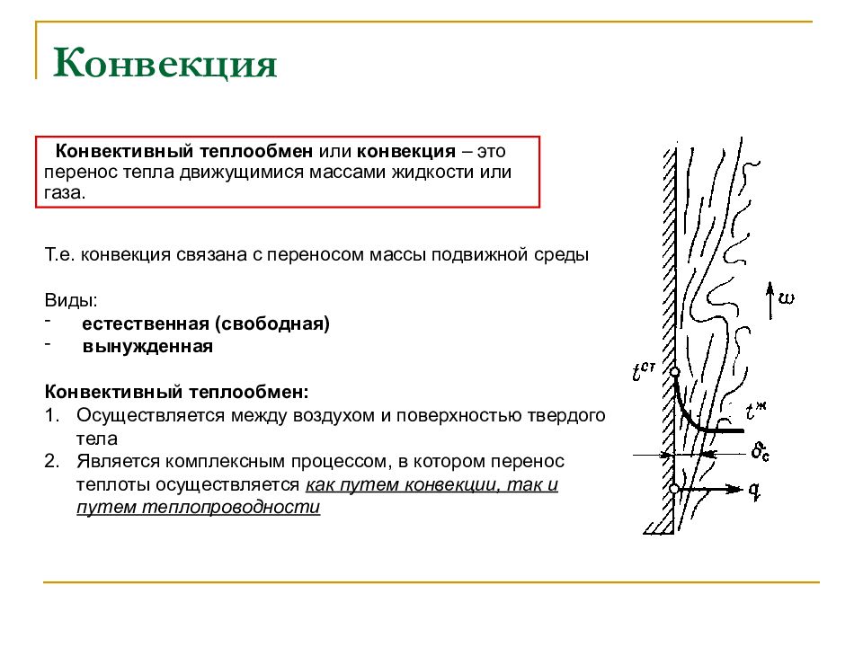 Конвективным теплообменом называют. Конвективный теплообмен. Конъюктивный теплообмен. Конвективный перенос тепла. Конвекционная теплоотдача.