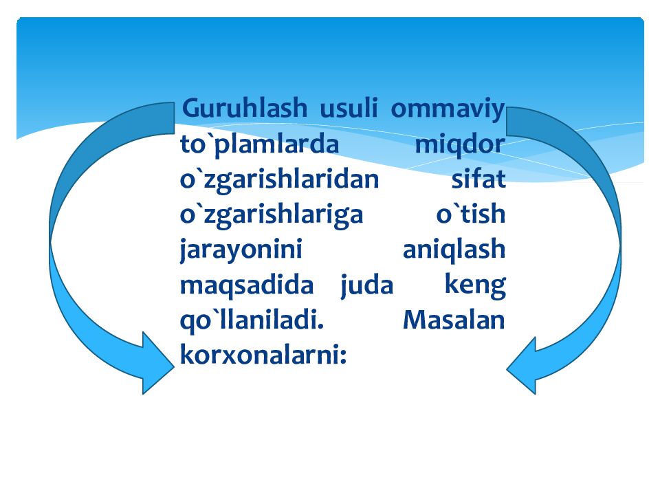 Mavzu: Statistik kuzatish turlari
