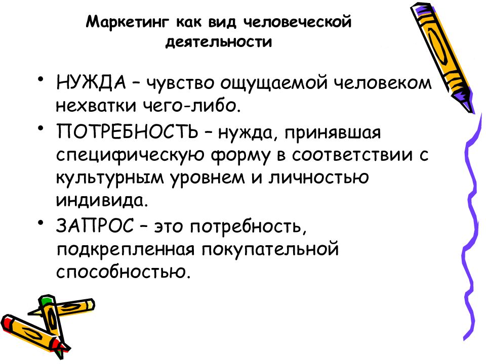 Недостаток чего либо. Маркетинг нужда потребность запрос. Отличие потребности от запроса. Потребность и запрос разница. Запрос - это потребность, подкрепленная покупательной способностью..