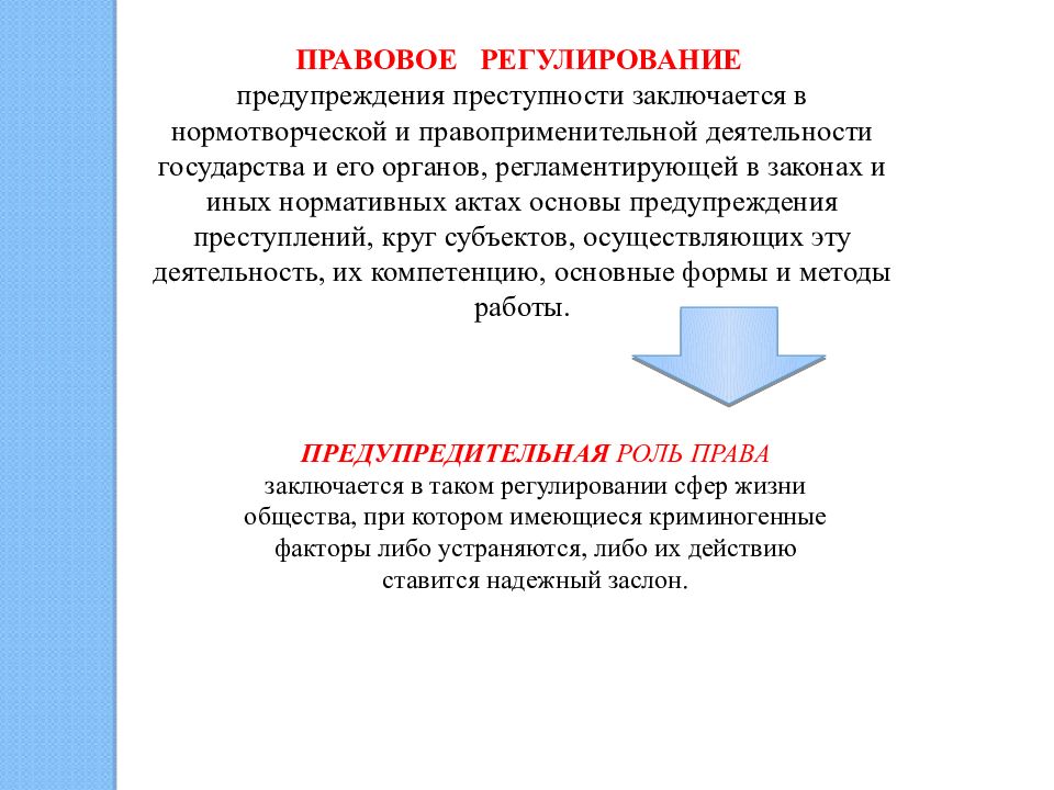 Профилактика преступности презентация