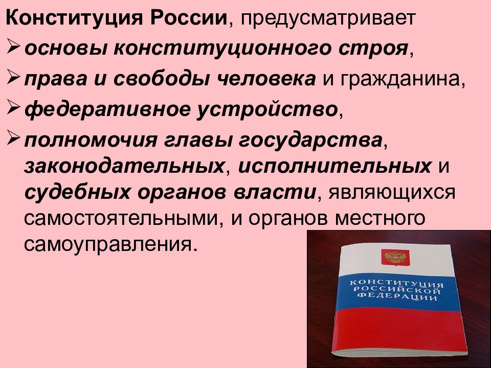 Социальная защита статья конституции. Что предусматривает Конституция.