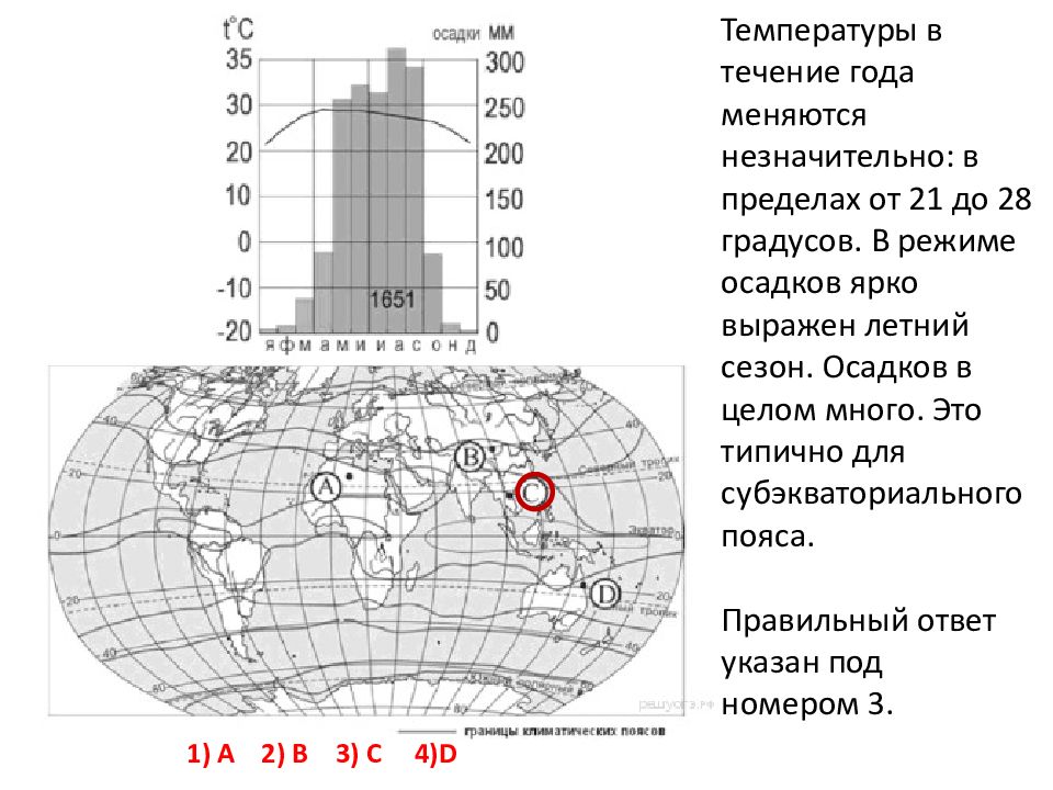 Карта мира огэ география