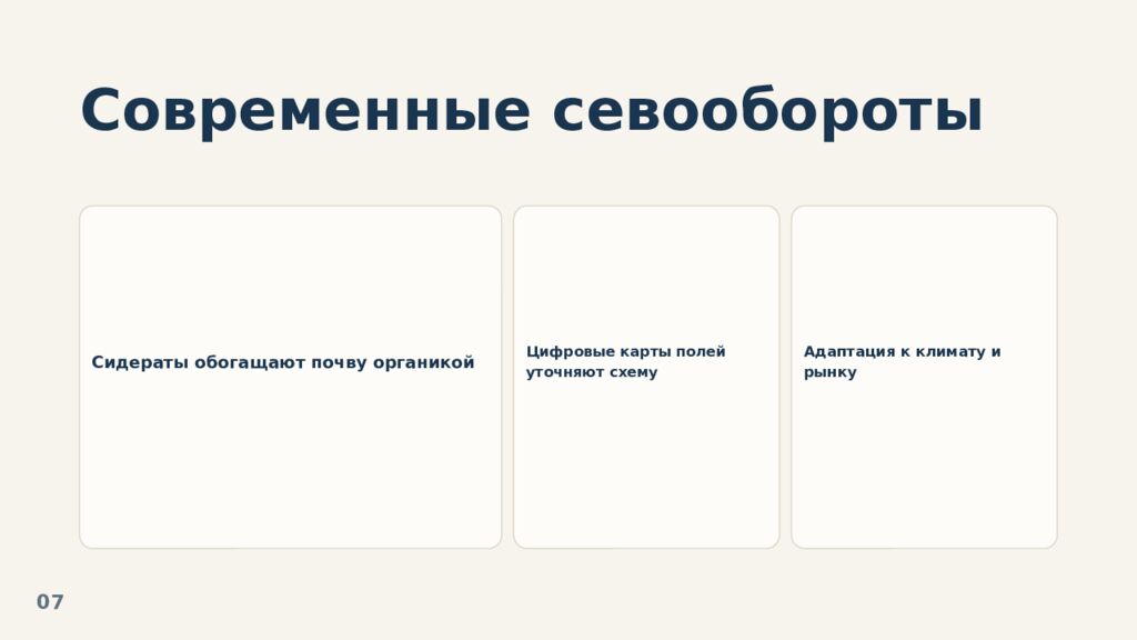 Севообороты: принципы и польза