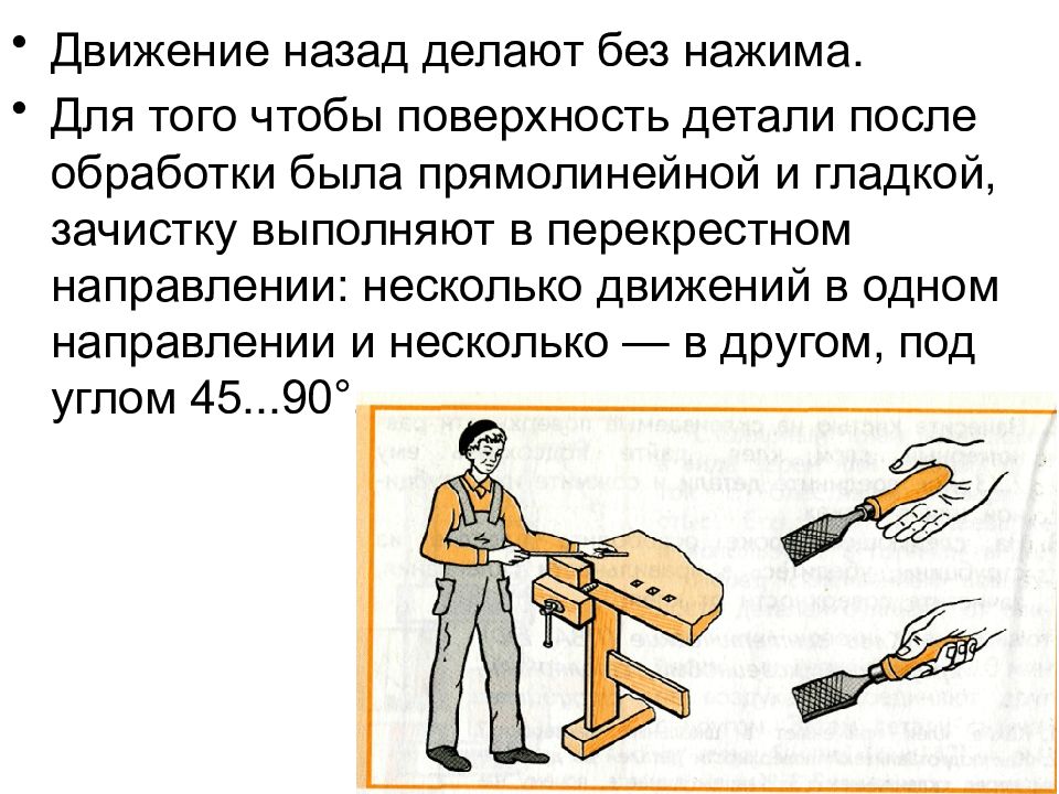 Зачистка поверхностей деталей из древесины 5 класс презентация