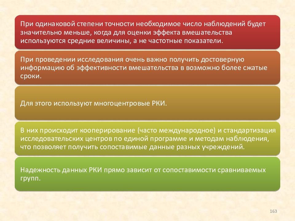 Деятельность направлена на достижение определенной цели. Основные показатели для оценки побочных эффектов вмешательства. Сопоставимость сравниваемых групп.