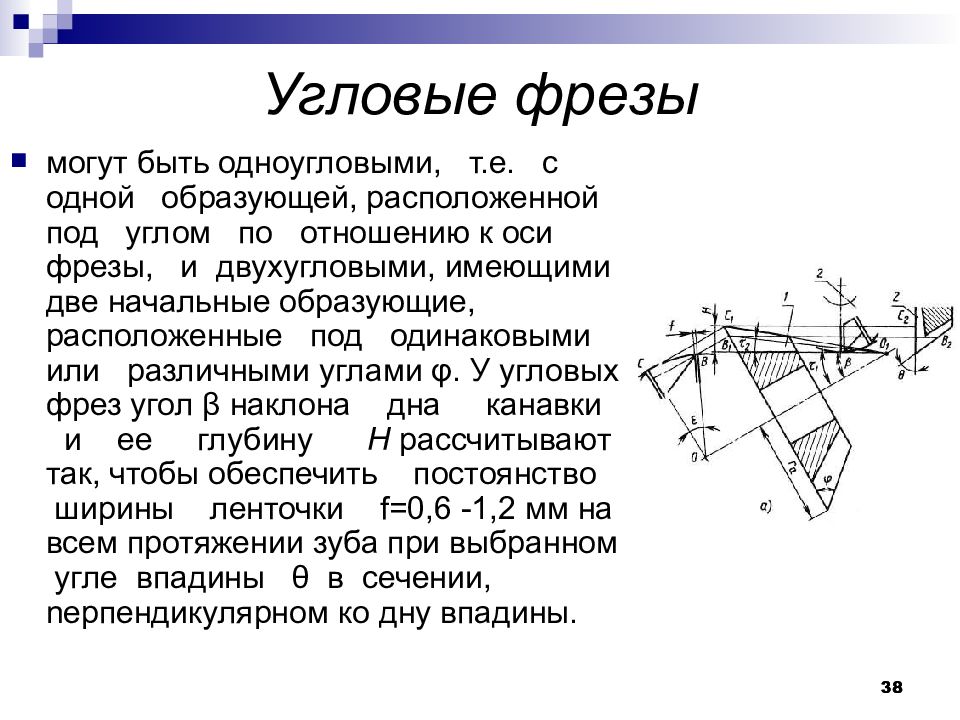 Классификация фрез презентация