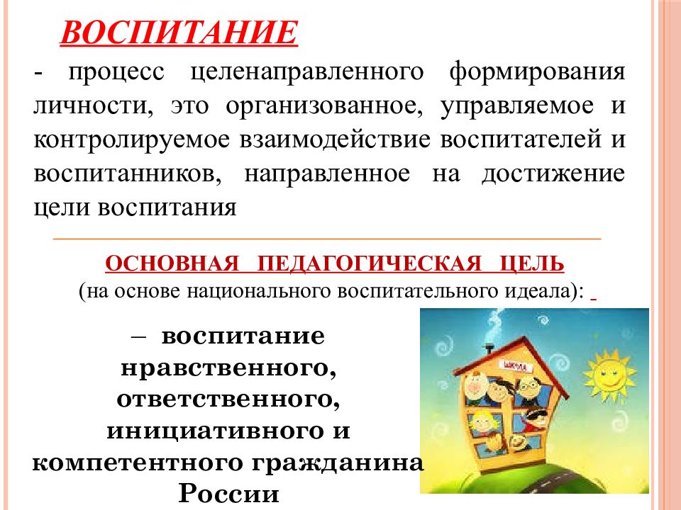 Целенаправленное развитие. Воспитание это процесс целенаправленного формирования личности. Целенаправленное воспитание. Управляемый процесс формирующий личность это. Воспитание это целенаправленный и организованный процесс.