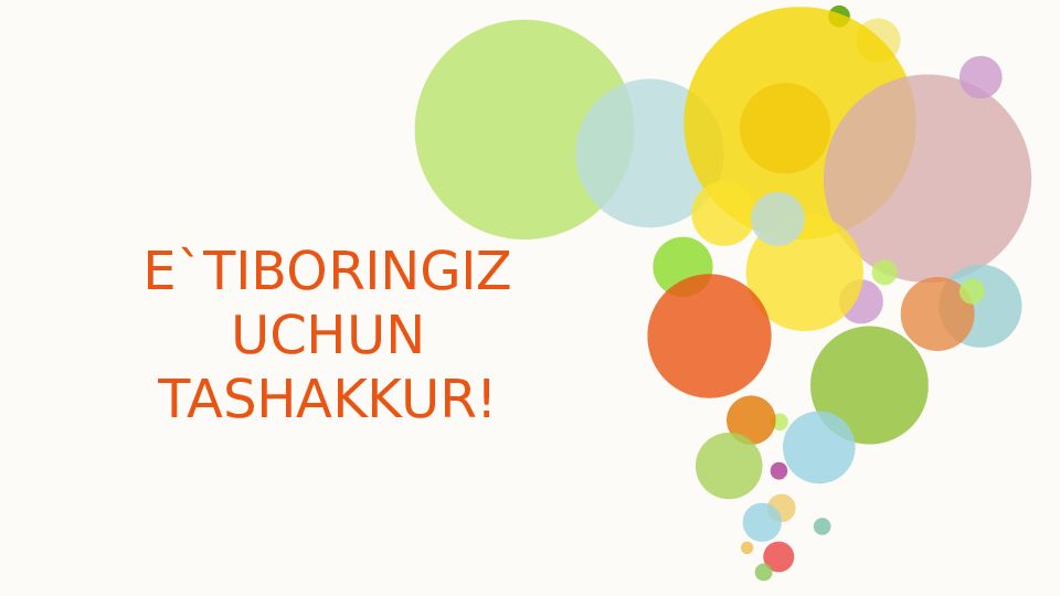 Matn tahlili ABDURASHIDOVA DILNOZAXON