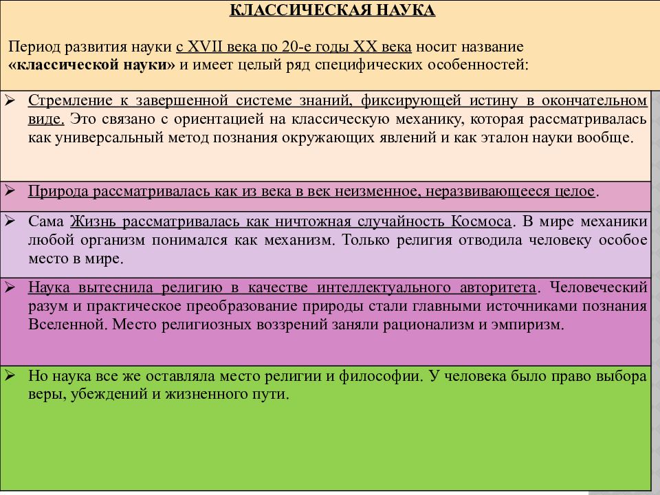 Периоды в науке. Классический период развития науки. Период доклассической науки. Классический этап становления науки:. Становление классической науки.