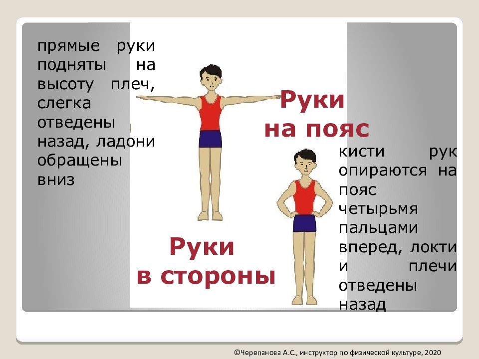 Как называется положение. Исходные положения для рук и ног. Положение основная стойка. Исходные положения общеразвивающих упражнений. Исходное положение основная стойка.