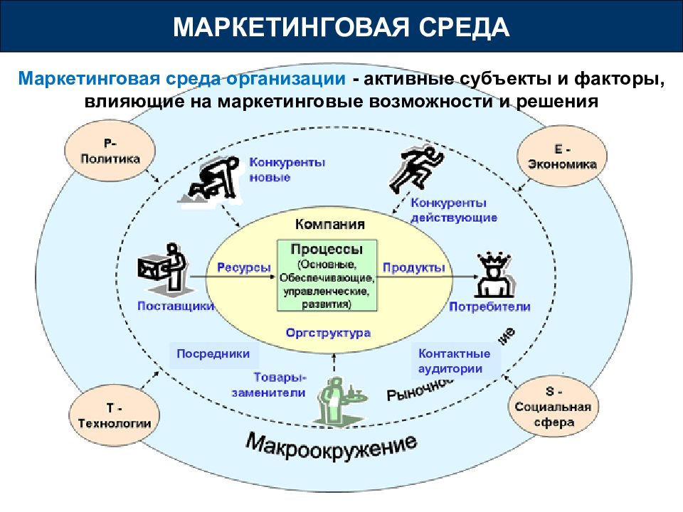 Общая схема обмена информацией между системой и внешней средой