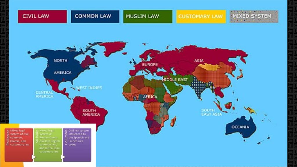 Правовые семьи карта. Legal law systems