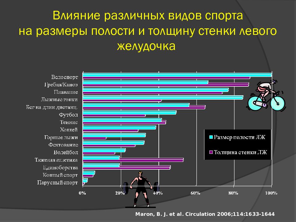 Влиявший какой вид. Влияние спорта на сердце. Спорт влияющий на размер сердца. Влияние различных видов спорта на организм. Занятия каким видом спорта в большей мере влияют на Размеры сердца?.