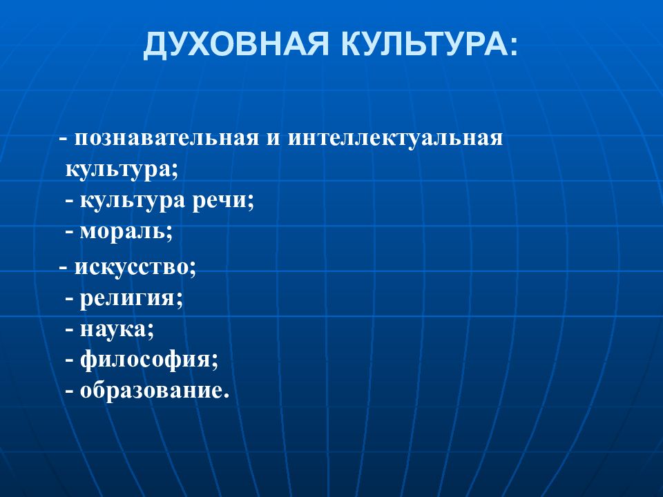 Презентация духовная культура человека и общества